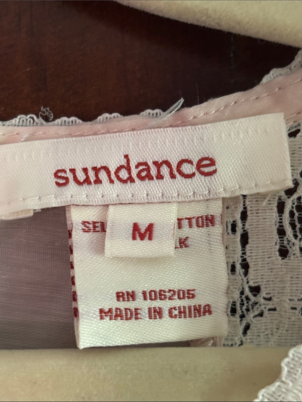Sundance Sandrae Lace-Trim Pintuck Camisole Pale Light Pink - Picture 2 of 4